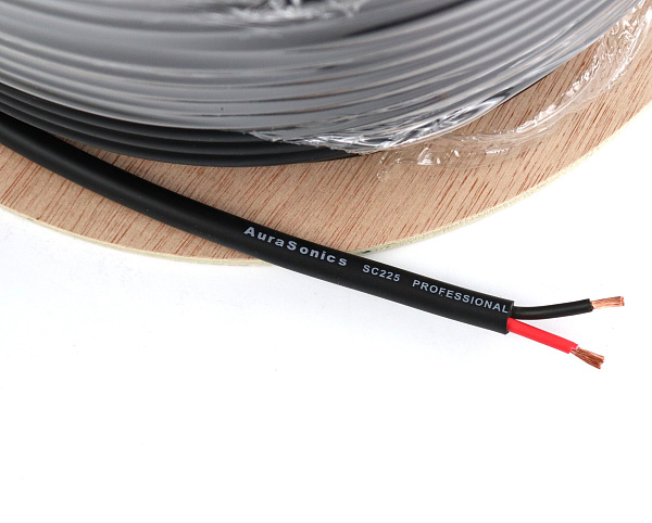 AuraSonics SC225 акустический кабель 2x2,5мм²,13 AWG, Ø8.3мм ,бескислородная медь (OFC), бухта 100м