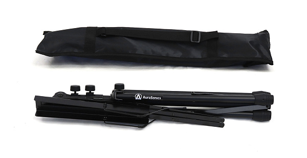 AuraSonics MSS3 компактный пюпитр с чехлом, усиленные узлы крепления 46x29см, высота 0.7-1.4м, сталь
