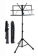 AuraSonics MSS3 компактный пюпитр с чехлом, усиленные узлы крепления 46x29см, высота 0.7-1.4м, сталь