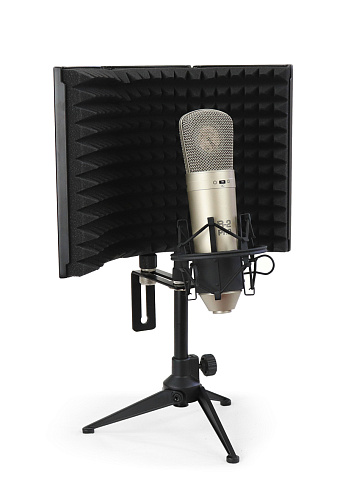 AuraSonics AS2 акустический экран для микрофонов 31x21 см, настольная стойка в комплекте