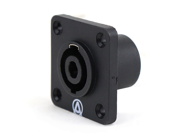 AuraSonics SC4FS панельный разъем 4-контактный спикон female, квадратный фланец