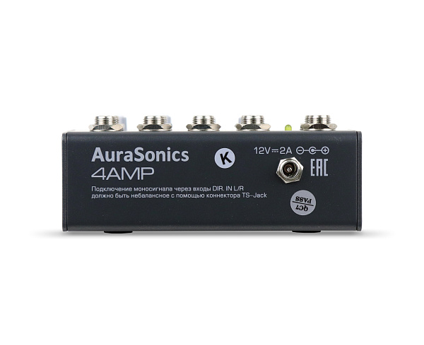 AuraSonics 4AMP усилитель для 4-х наушников, функция МОНО, индивидуальные Direct-входы