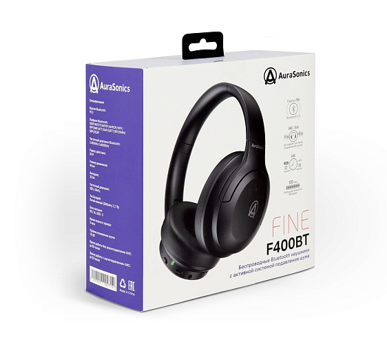 AuraSonics FINE F400BT наушники c Bluetooth