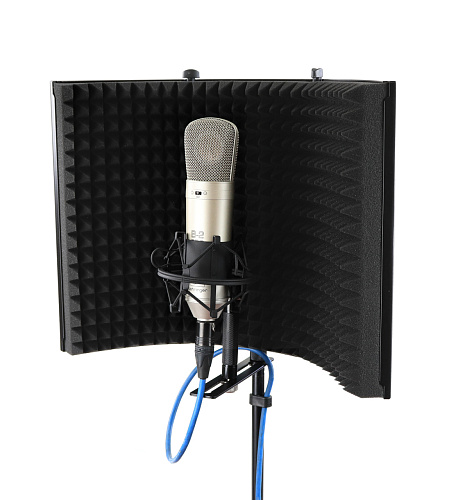 AuraSonics AS1 акустический экран для микрофонов, с креплением на стойку 43x31см