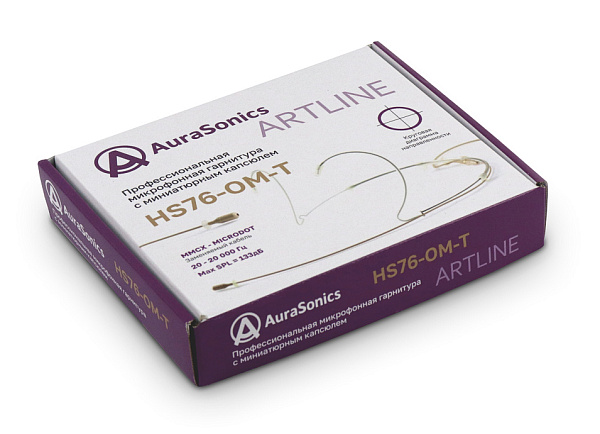 AuraSonics ARTLINE HS76-OM-T конденсаторный круговой микрофон с регулируемым оголовьем, MicroDot