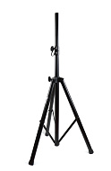 AuraSonics LS1 стойка для акустической системы на треноге,высота 1.1-1.9м, черная, сталь
