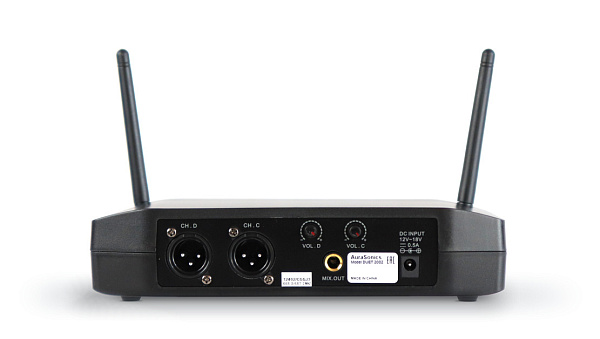 AuraSonics DUET 20S2 DIGITAL двойная цифровая радиосистема с ручными передатчиками, 8 каналов, pi/4-