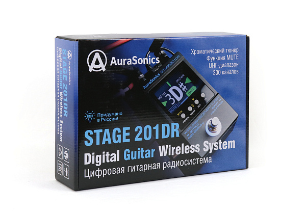 AuraSonics STAGE 201 GUITAR радиосистема цифровая, одноканальная, 668-698МГц