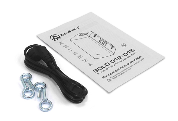 AuraSonics SOLO D15 активная акустическая система с блютус, 15", ВЧ 1,4", класс D, 50Гц-20кГц,