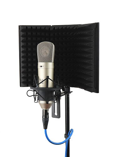 AuraSonics AS2 акустический экран для микрофонов 31x21 см, настольная стойка в комплекте