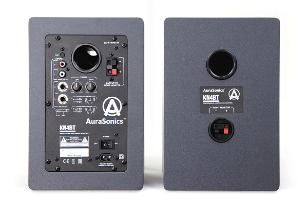 AuraSonics KN4BT активные мультимедиа-мониторы (пара) НЧ4,5"+ВЧ1" 2x30Вт 70-20000Гц 100дБ(пик)