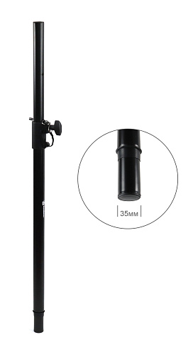 AuraSonics LSP35 стойка для АС сабвуфер-сателлит, крепление под "стакан" 35мм, высота 0.8-1.4м