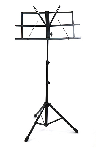 AuraSonics MSS3 компактный пюпитр с чехлом, усиленные узлы крепления 46x29см, высота 0.7-1.4м, сталь