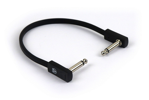 AuraSonics GPCF25 - плоский патч для коммутации гитарных эффект-педалей с угловыми разъёмами, 25 см.