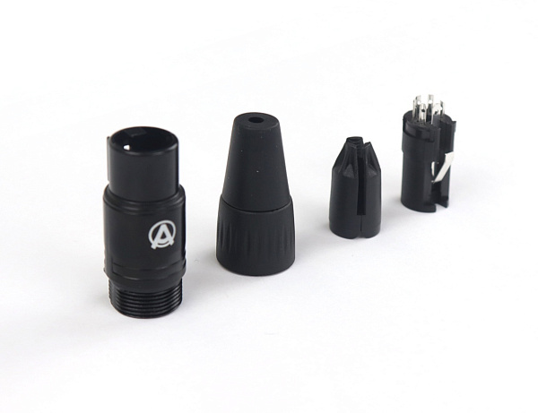 AuraSonics XN5F-B кабельный разъем 5-контактный XLR female, черный