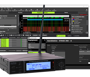 AuraSonics в SHURE Wireless Workbench