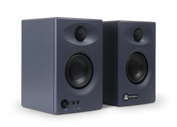 AuraSonics KN3.5BT активные мультимедиа-мониторы(пара) НЧ3,5"+ВЧ1"2x30Вт 80-20000Гц 100дБ(пик), Blue