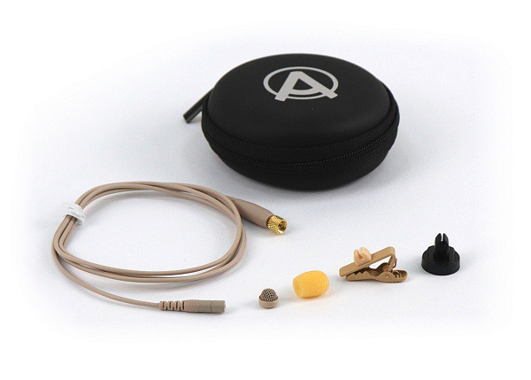 AuraSonics ARTLINE LV76-OM-T петличный круговой микрофон, разъем MicroDot, цвет телесный 