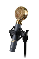 AuraSonics LENS32 студийный микрофон, капсюль 32 мм, 20Гц-20кГц,128дБ SPL, держатель "паук"