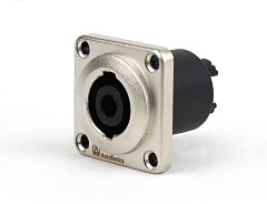 AuraSonics SCM4F панельный разъем 4-контактный спикон female, металлический корпус