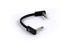 AuraSonics GPCF15 - плоский патч для коммутации гитарных эффект-педалей с угловыми разъёмами, 15 см.