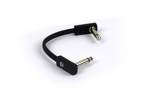 AuraSonics GPCF15 - плоский патч для коммутации гитарных эффект-педалей с угловыми разъёмами, 15 см.