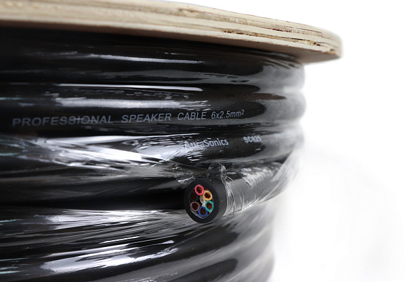 AuraSonics SC625 акустический кабель 6x2,5мм², 13 AWG, Ø14мм ,бескислородная медь (OFC), бухта 100м