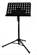 AuraSonics MSS22 профессиональный оркестровый пюпитр на треноге, 48x35см, высота 0.8-1.8м, сталь