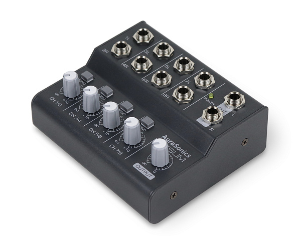 AuraSonics 4SUM 4-х канальный микшер-сумматор линейного стереосигнала, функция MONO, балансные входы