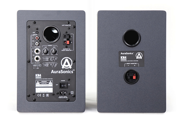 AuraSonics KN4 активные мультимедиа-мониторы (пара) НЧ4,5"+ВЧ1" 2x30Вт 70-20000Гц 100дБ(пик)